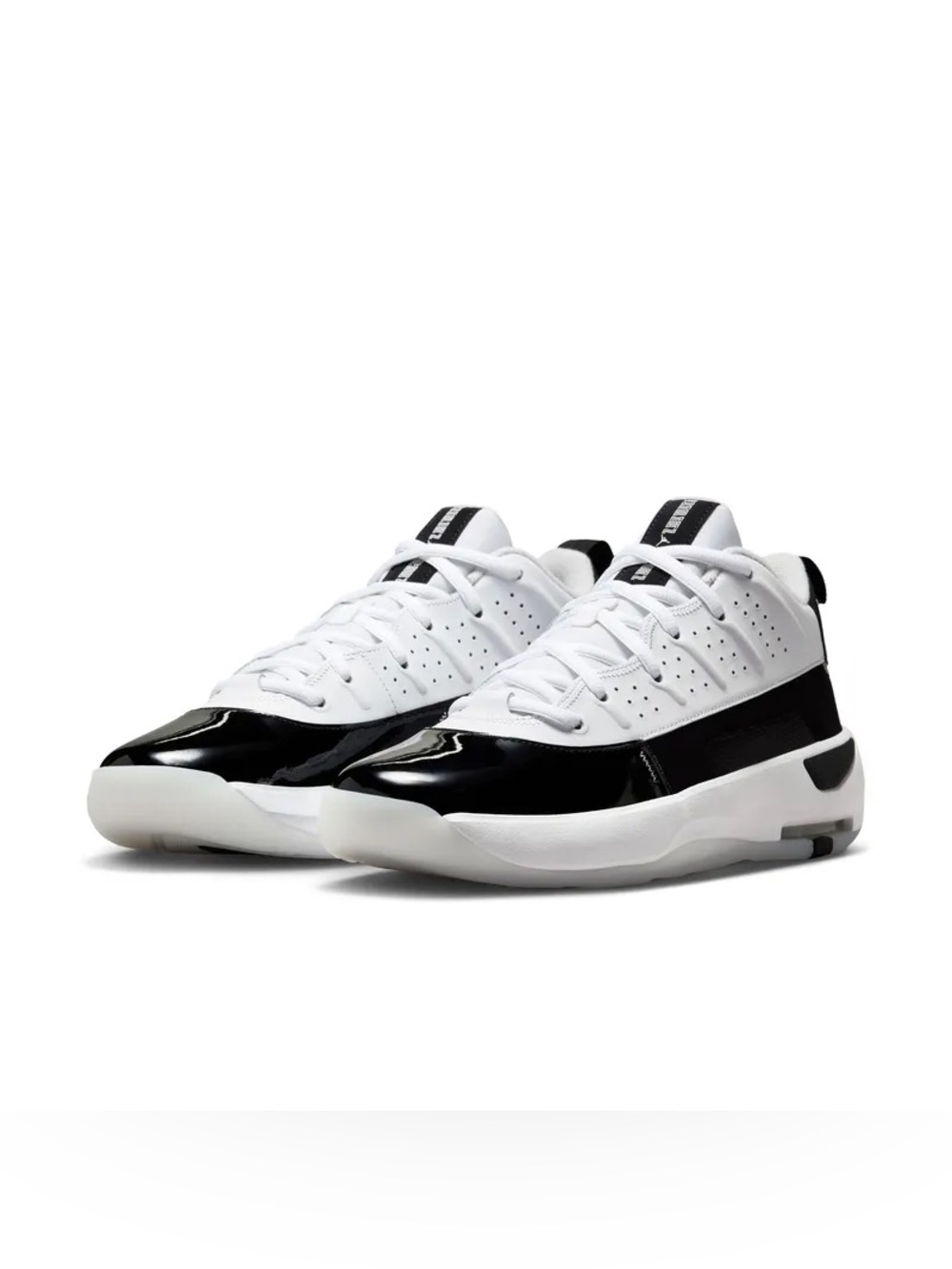 Jordan Max Aura 7 White Summit White Black Men's Shoes HQ2091-100 - Picture 2 of 7